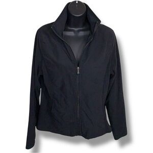 Medium Columbia Black Fleece Long Sleeve Jacket Womens Outdoor Hiking